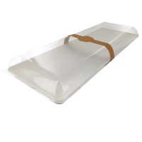 Tapa cúpula transparente BioNchic en plástico PET 404x157mm H33mm