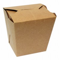 Boîte carton carrée kraft 750ml 102x90mm H103mm