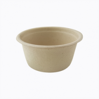 Brown sugarcane fibre portion cup   H30mm 60ml